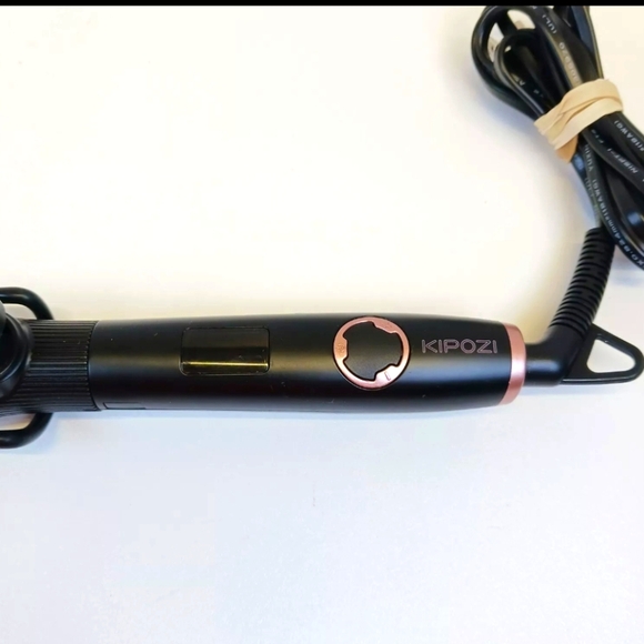 Kipozi 30mm QY-2028 Curling Iron Hair Curler With Ceramic Coating Rose Pink New - Picture 2 of 7